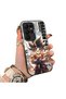 Samsung Galaxy S22 Ultra Compatible Silicone Hard-Edge Back Case with Dragon Ball Design—Romantic Couple Phone Case