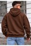 Men's Hooded Oversize Sweatshirt with Kangaroo Pocket - 2