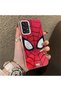 Samsung Galaxy A73 Compatible Silicone Hard-Edge Back Case with Spider-Man Design—Romantic Couple Phone Case - 3
