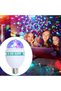 عبوة من مصباحين دوارين متعدد الألوان E27، مصابيح LED موفرة للطاقة متغيرة الألوان RGB للحفلات، مصباح LED متعدد الألوان مع وظيفة الوميض. - 3