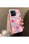 غطاء هاتف سيليكون متوافق مع هاتف Realme Note 50، بتصميم صلب من الخلف ونقشة فراولة، مناسب للزوجين. - 3