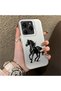 Tecno Spark 20 Pro Compatible Silicone Hard-Edge Back Case with Patterned "Loving Couple" Phone Case - 3