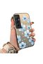 Realme C65 Compatible Silicone Hard-Edge Back Case with Floral Print—Romantic Couple Phone Case