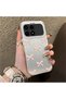 Poco F8 Pro 5G Compatible Silicone Edge-to-Edge Hard Back Case with Bow Tie Pattern—Cute Couple Phone Case - 3