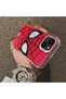 iPhone 14-Compatible Silicone Hard-Edge Back Case with Spider-Man Design—Couple's Phone Case - 4
