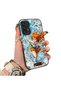 Samsung Galaxy A33 5G Compatible Silicone Hard-Edge Back Case with Nami Pattern—Romantic Couple Phone Case