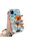 Realme C15 Compatible Silicone Edge-to-Edge Hard Back Case with Nami Pattern—Romantic Couple Phone Case