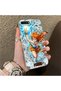 iPhone 7 Plus Compatible Silicone Hard-Edge Back Case with "Nami" Pattern—Lovers' Phone Case - 3