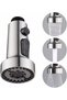 Kitchen Sink Taps, 3 Function Kitchen Tap Spray Head Replacement Parts, Pull Out Spray Head for Kitc