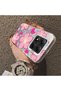 Poco X7 Compatible Silicone Hard-Edge Back Case with Strawberry Pattern—Cute Couple Phone Case - 4