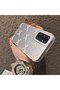 Samsung Galaxy A34 Compatible Silicone Hard-Edge Back Case with Bow Tie Pattern—Cute Couple Phone Case - 4