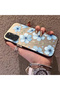 Samsung Galaxy S20 FE Compatible Silicone Hard-Edge Back Case with Floral Print—Romantic Couple Phone Case - 2