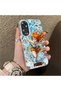 OPPO A60 Compatible Silicone Hard-Edge Back Case with Nami Pattern—Romantic Couple Phone Case - 3
