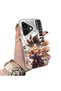 iPhone 17-Compatible Silicone Hard-Edge Back Case with Dragon Ball Design—Couple's Phone Case