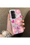 Samsung Galaxy S25 FE Compatible Silicone Hard-Edge Back Case with Strawberry Pattern—Cute Couple Phone Case - 3