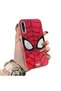 Samsung Galaxy A50 Compatible Silicone Hard-Edge Back Case with Spider-Man Design—Romantic Couple Phone Case