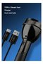 مصباح يدوي LED قابل لإعادة الشحن عبر USB، متعدد الاستخدامات (2 في 1)، مع مصباح للتخييم، ومصباح للطوارئ للاستخدام في حالات الدفاع عن النفس. - 3