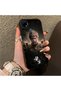 Realme C15 Compatible Silicone Hard-Edge Back Case with Wukong Pattern—Romantic Couple Phone Case - 3