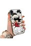 iPhone XR-Compatible Silicone Hard-Edge Back Case with Goku Design—Romantic Couple Phone Case