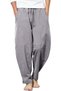 mens Mens Casual Linen Pants Modern/Fitted