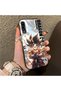 Samsung Galaxy A50 Compatible Silicone Hard-Edge Back Case with Dragon Ball Design—Romantic Couple Phone Case - 3