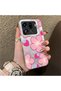 OPPO Find X9 Pro 5G Compatible Silicone Hard-Edge Back Case with Strawberry Pattern—Romantic Couple Phone Case - 3