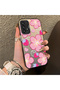 Samsung Galaxy A73 Compatible Silicone Hard-Edge Back Case with Strawberry Pattern—Romantic Couple Phone Case - 3