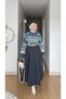 Interest Model: Short Knit Sweater with a Zigzag Patterned Design