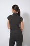 PREMIUM SOFT-TEXTURED MOCK NECK T-SHIRT, ANTHRACITE - 5