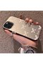 iPhone 14 Pro Compatible Silicone Edge-to-Edge Hard Back Case with Bow Tie Pattern—Romantic Couple Phone Case - 2