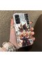 Samsung Galaxy A34 Compatible Silicone Hard-Edge Back Case with Dragon Ball Design—Cute Couple Phone Case - 3