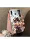 Samsung Galaxy A30 Compatible Silicone Hard-Edge Back Case with Dragon Ball Design—Cute Couple Phone Case - 3