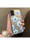 Samsung Galaxy A05 Compatible Silicone Hard-Edge Back Case with Floral Print—Romantic Couple Phone Case - 3