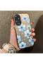 OPPO A60 Compatible Silicone Hard-Edge Back Case with Floral Print—Romantic Couple Phone Case - 3
