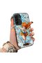 Samsung Galaxy A17 Compatible Silicone Hard-Edge Back Case with Nami Pattern—Romantic Couple Phone Case
