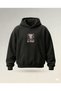 "Can't Hear You, I'm Listening to K-Pop" Printed 3-Ply Cotton Brushed Inside Oversized Sweatshirt