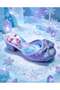 Purple, glittery, children's character-themed heeled slippers - 4