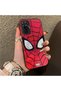 Redmi Note 10 Pro Compatible Silicone Hard-Edge Back Case with Spider-Man Design—Couple's Phone Case - 3