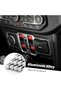 for JL/JT Window Button Cover, 4 Pack Window Switch Cover Trim Interior Accessories Compatible with - 3