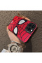 iPhone 15 Pro Compatible Silicone Hard-Edge Back Case with Spider-Man Design—Couple's Phone Case - 4