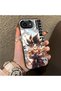 iPhone 17e-Compatible Silicone Hard-Edge Back Case with Dragon Ball Design—Couple's Phone Case - 3
