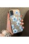 Samsung Galaxy A31 Compatible Silicone Hard-Edge Back Case with Floral Print—Romantic Couple Phone Case - 3