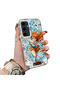 Samsung Galaxy S24 FE Compatible Silicone Hard-Edge Back Case with "Nami" Pattern—Romantic Couple Phone Case