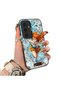 Samsung Galaxy S24 Plus Compatible Silicone Hard-Edge Back Case with "Nami" Pattern—Romantic Couple Phone Case