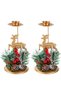 Christmas Candleholders, Reindeer and Pinecone Christmas Decorations, Christmas Trees, Pine-Themed Decor, Table Centerpieces, Holiday Ornaments, Mantelpieces, Home Parties, Thanksgiving