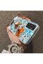 Samsung Galaxy A24 Compatible Silicone Hard-Edge Back Case with Nami Pattern—Romantic Couple Phone Case - 4
