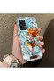 Samsung Galaxy A33 5G Compatible Silicone Hard-Edge Back Case with Nami Pattern—Romantic Couple Phone Case - 3