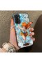 Samsung Galaxy M13 Compatible Silicone Hard-Edge Back Case with Nami Pattern—Romantic Couple Phone Case - 3