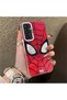 Samsung Galaxy S23 Fe Compatible Silicone Hard-Edge Back Case with Spider-Man Design—Romantic Couple Phone Case - 3