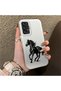 Samsung Galaxy A33 5G Compatible Silicone Hard-Edge Back Case with Patterned Design for Couples - 3